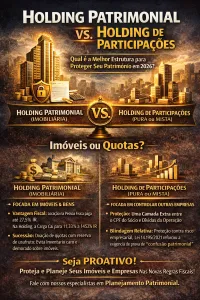 Imagem principal do artigo Holding Patrimonial vs. Holding de Participações